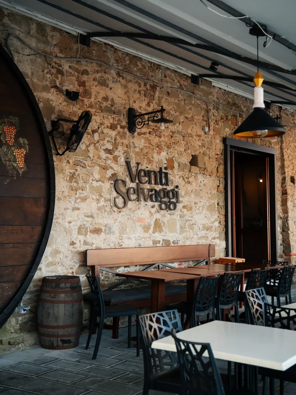 Interno del ristorante Venti Selvaggi